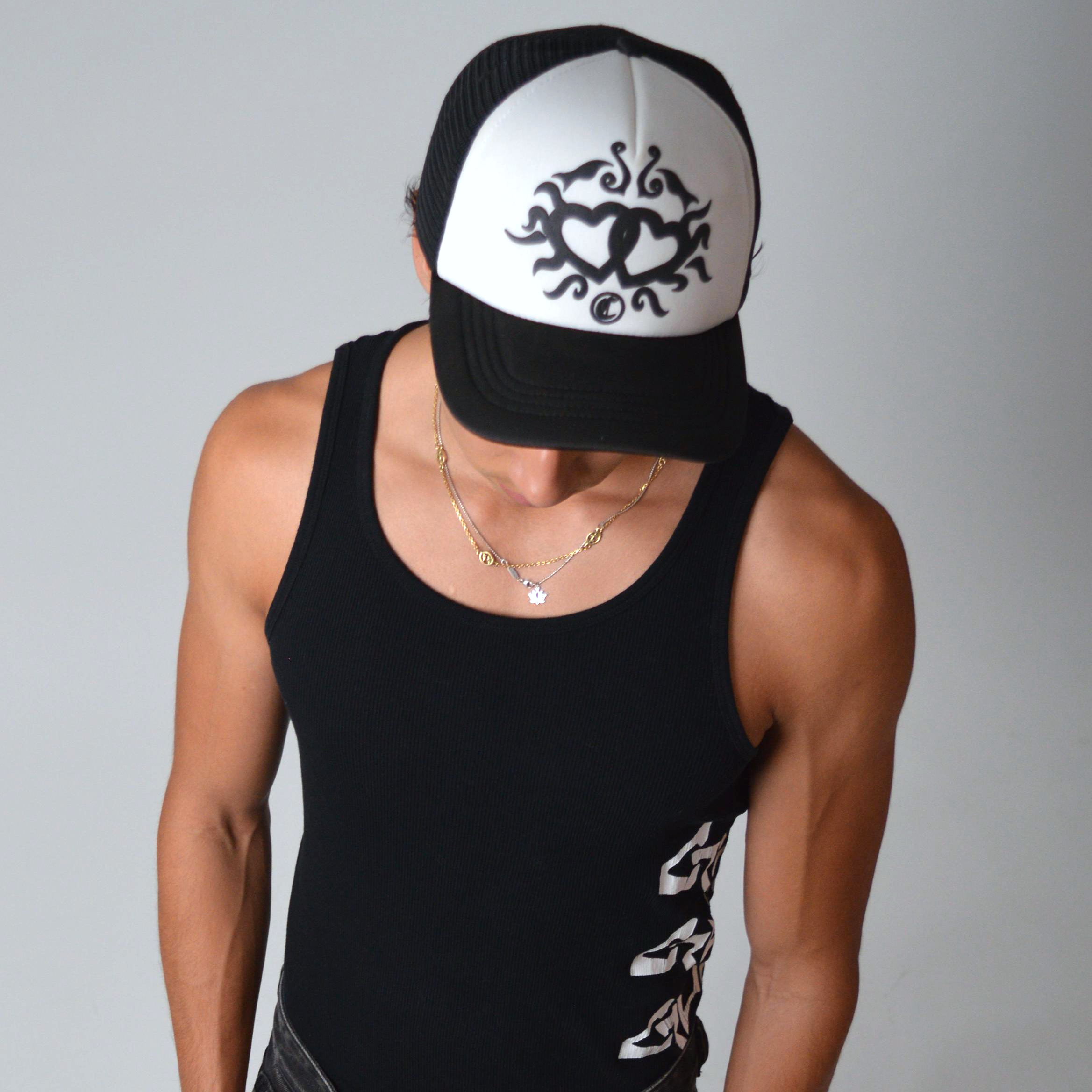 intertwined trucker cap